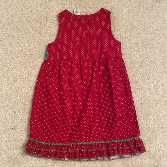 Little Girls Christmas Dress 5T - Picture 5 of 6